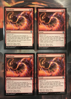 X4 Twinferno MTG Dominaria United DOM 149/281 NM - Image 1