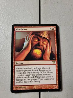1x MtG Mindblaze Champions of Kamigawa MP Free Shipping - Image 1