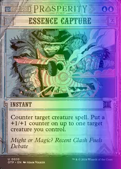 MTG Magic the Gathering Essence Capture (10/87) Breaking News NM FOIL - Image 1