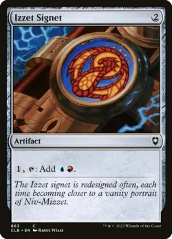 MTG Izzet Signet (863/1080) Commander Legends Battle for Baldur's Gate LP - Image 1