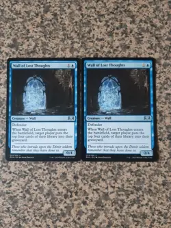 MTG 2 x Wall of Lost Thoughts - Ravnica Allegiance - Image 1