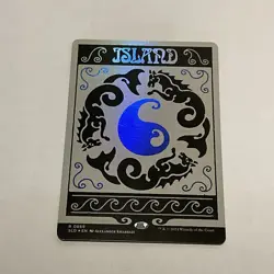 MTG Island (0889) *Rainbow Foil* MagicCon Atlanta FIAB MT/NM Free Ship - Image 1