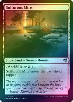 MTG Kaldheim - Sulfurous Mire (Foil) - Image 1
