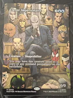 Clever Impersonator (Borderless) FOIL - MTG x Marvel’s Spider-Man NM - Image 1