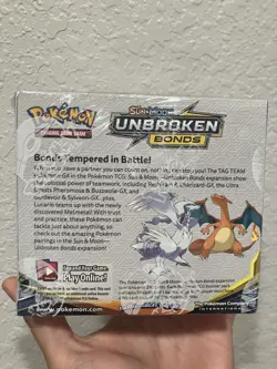 SM Unbroken Bonds SEALED Booster Box (36 Packs of Pokemon Cards) - Image 2
