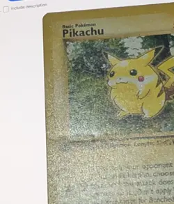 Pikachu 1st Edition 60/64 Jungle Pokemon TCG Card MP - Image 3