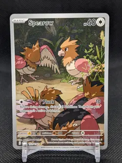 Pokemon Spearow 151/132 Illustration Rare Mega Evolution Near Mint - Image 1