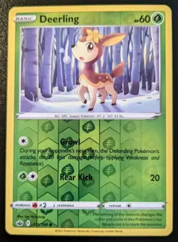 Deerling 011/198 Reverse Holo Common Sword & Shield: Chilling Reign Pokemon TCG - Image 1