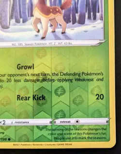 Deerling 011/198 Reverse Holo Common Sword & Shield: Chilling Reign Pokemon TCG - Image 5