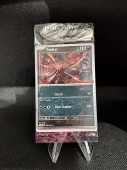 Sealed Yveltal 088/132 Reverse Holo Mega Evolution Pokemon GAMESTOP PROMO - Image 1