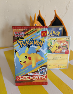 McDonald’s Pikachu Japanese Pokemon Sealed Promo Pack 020/M-P 2025 Us Seller - Image 2