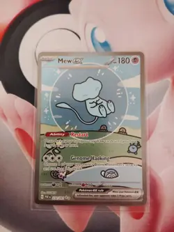 Pokemon TCG Paldean Fates Bubble Mew EX 232/091 Special Illustration Rare SIR - Image 1