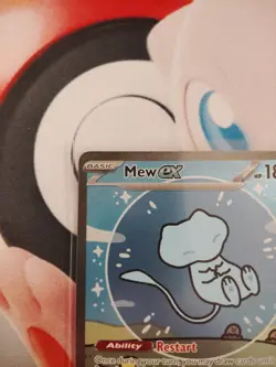 Pokemon TCG Paldean Fates Bubble Mew EX 232/091 Special Illustration Rare SIR - Image 2