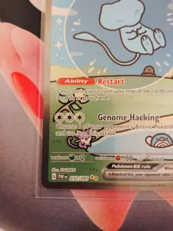 Pokemon TCG Paldean Fates Bubble Mew EX 232/091 Special Illustration Rare SIR - Image 4