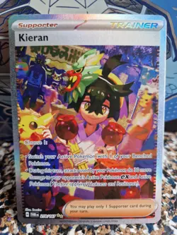 Kieran - 218/167 - Scarlet & Violet Twilight Masquerade- Pokemon TCG -Pack Fresh - Image 1