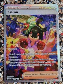 Kieran - 218/167 - Scarlet & Violet Twilight Masquerade- Pokemon TCG -Pack Fresh - Image 5