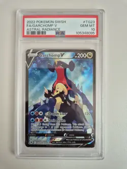 PSA 10 Garchomp V TG23/TG30 Astral Radiance Trainer Gallery Pokemon Gem Mint - Image 1