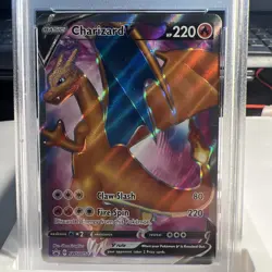 Pokemon TCG Charizard V Sword & Shield SWSH050 CHMPN PATH ELITE TRNR BOX PSA 9 - Image 4