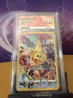 Pikachu ACE PERFECT 10 GEM MINT - 160/159 - Crown Zenith - Pokemon TCG Rare Holo - Image 1