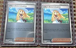 2x Lillie's Determination 119/132 Reverse Holo Pokemon TCG: Mega Evolution - NM - Image 1