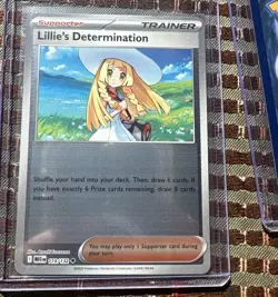 2x Lillie's Determination 119/132 Reverse Holo Pokemon TCG: Mega Evolution - NM - Image 3