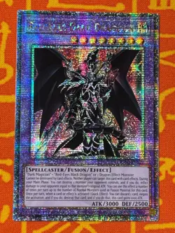 YUGIOH RED-EYES DARK DRAGOON QUARTER CENTURY SECRET RARE NM RA02-EN021 - Image 1