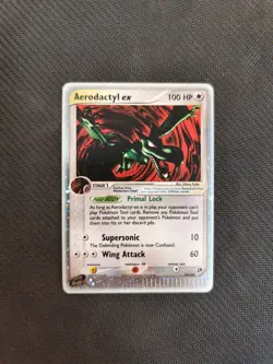 Aerodactyl ex 94/100 Sandstorm Ultra Rare Holo Pokemon Card e-series swirl nm151 - Image 1
