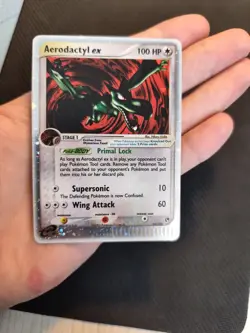 Aerodactyl ex 94/100 Sandstorm Ultra Rare Holo Pokemon Card e-series swirl nm151 - Image 4