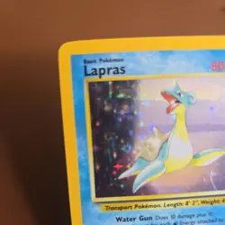 Pokemon TCG Lapras Fossil Holo Card 10/62 - Image 3