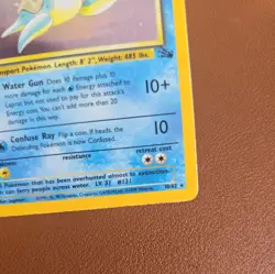 Pokemon TCG Lapras Fossil Holo Card 10/62 - Image 5