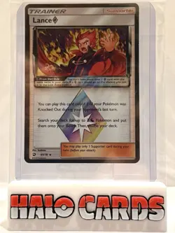 PACK FRESH Lance - 61/70 - Prism Star - Holo Rare Dragon Majesty Pokemon Card G - Image 1