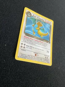 Dark Dragonite 22/82 Team Rocket Pokemon Card/Karte Rare Englisch Dragoran 2000 - Image 5
