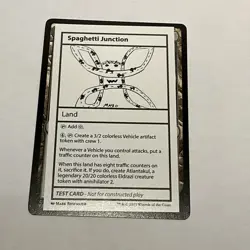 MTG Spaghetti Junction *Non-Foil* Playtest Card MagicCon Atlanta MT/NM Free Ship - Image 1