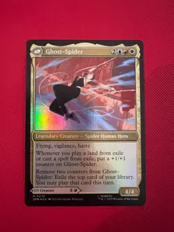 Magic: the Gathering MTG Spider-Man Gwen Stacy Ghost-Spider Mythic Rare FOIL - Image 2