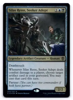 Silas Renn, Seeker Adept LP Commander 2016 043/351 MTG Foil - Image 1