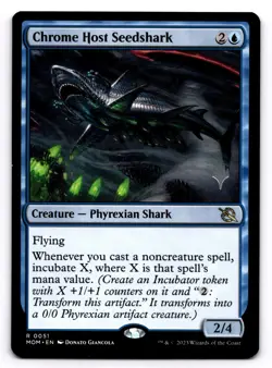 Chrome Host Seedshark NM Promo Pack: March of the Machine MTG Regular - Image 1