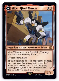 Slicer, Hired Muscle LP Universes Beyond: Transformers 006/015 MTG Regular - Image 1