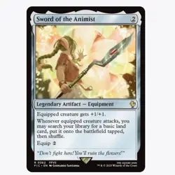 Sword of the Animist #362 | Near Mint | Final Fantasy FIC | Magic MTG - Image 1