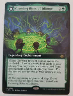1x Growing rites of Itlimoc Borderless Lost Caverns of Ixalan MTG NM - Image 1