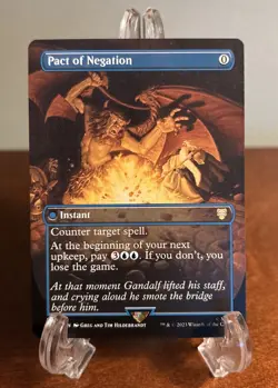 MTG Pact of Negation Lord Of The Rings LOTR NM Mint Magic The Gathering Regular - Image 1