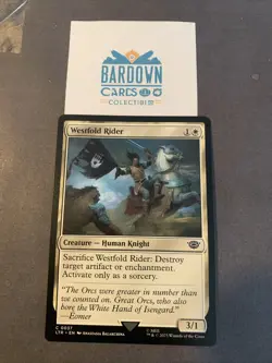Westfold Rider - NM MTG LTR - Lord of the Rings : Tales of Middle-Earth 0037 - Image 1