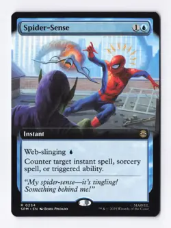 Spider-Sense (Extended Art) 0254 (R) MTG Marvel's Spider-Man (SPM) - Image 1