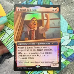 🔥 MTG MagicCon Exclusive - J. Jonah Jameson Marvel's Spider-Man Foil - Image 1