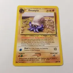 Omanyte 60/75 Neo Discovery Regular Pokemon Tcg Wotc - Image 1