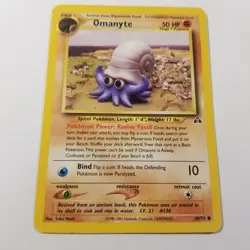 Omanyte 60/75 Neo Discovery Regular Pokemon Tcg Wotc - Image 2