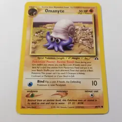 Omanyte 60/75 Neo Discovery Regular Pokemon Tcg Wotc - Image 3