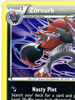 Zoroark LP Black & White 71/114 Pokemon TCG Holo - Image 3