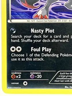 Zoroark LP Black & White 71/114 Pokemon TCG Holo - Image 5