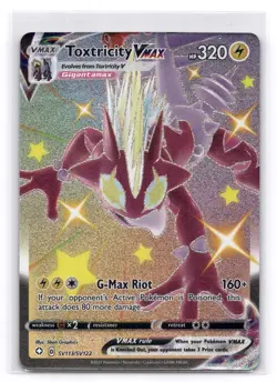 Toxtricity VMAX NM Shining Fates: Shiny Vault SV113/SV122 Pokemon TCG Holo - Image 1