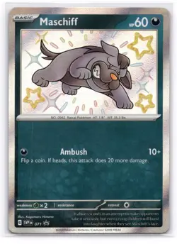 Maschiff NM SVP071 Scarlet & Violet Promo 71 Pokemon TCG Holo - Image 1